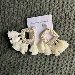 Rattan Earrings